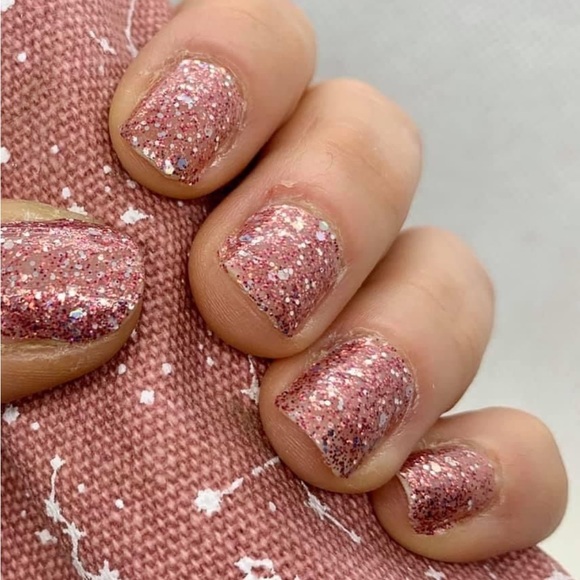 *Retired* Color Street: Glitterally Can’t (Petite) | Pink Barbie Glitter Sparkle - Picture 6 of 11